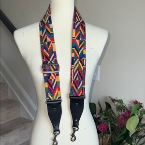 Valentino Garavani Multicolor Geometric Strap